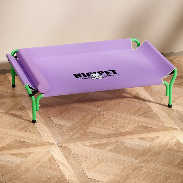 Dog bed with backrest, washable, all seasons