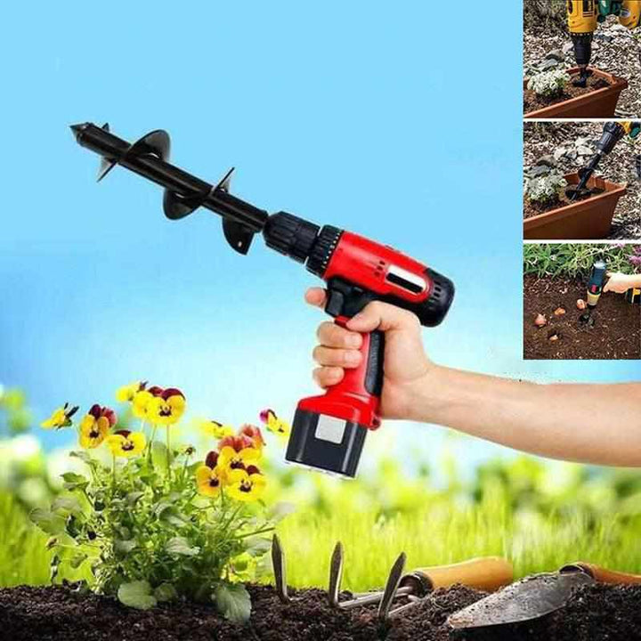 Noxord | DrillDigger Pro – Carbon Steel Garden Hole Digger for Fast Planting