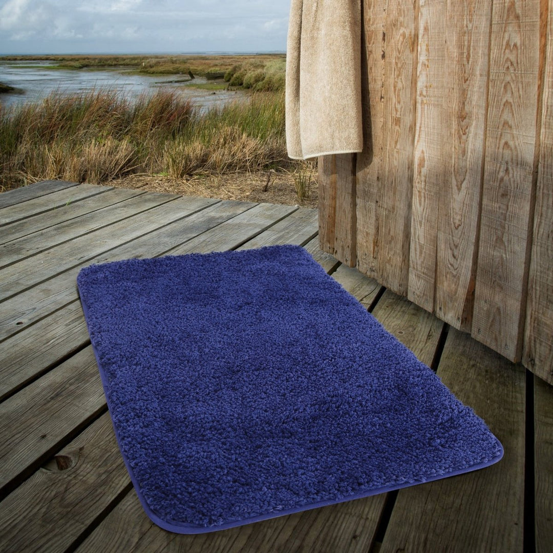 Kalsten | Luxura UltraSoft Bath Mat | Super-absorbent microfiber bathroom rug with anti-slip backing