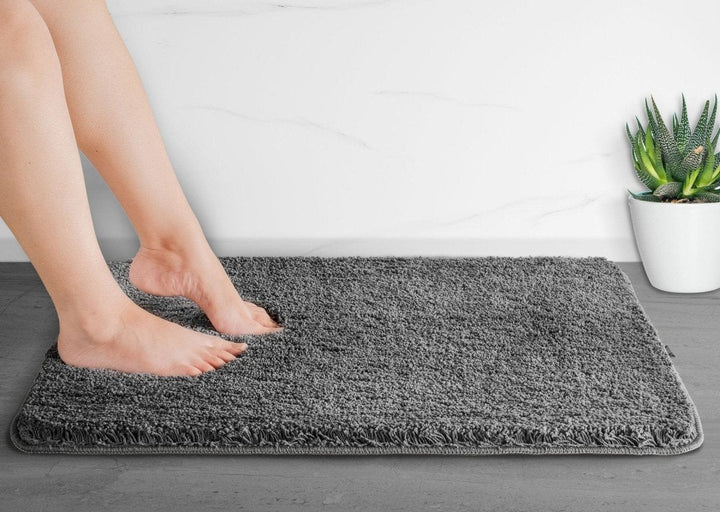 Kalsten | Luxura UltraSoft Bath Mat | Super-absorbent microfiber bathroom rug with anti-slip backing