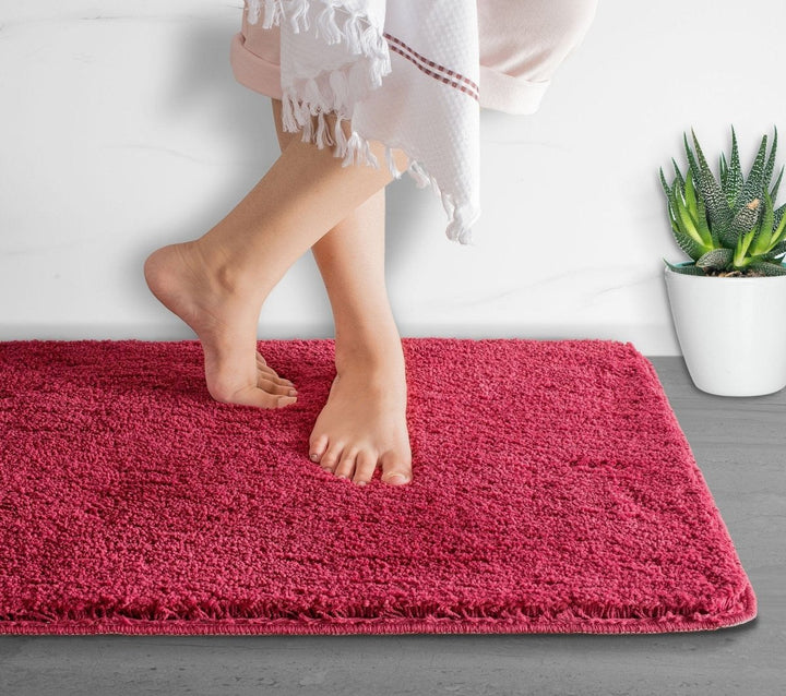 Kalsten | Luxura UltraSoft Bath Mat | Super-absorbent microfiber bathroom rug with anti-slip backing