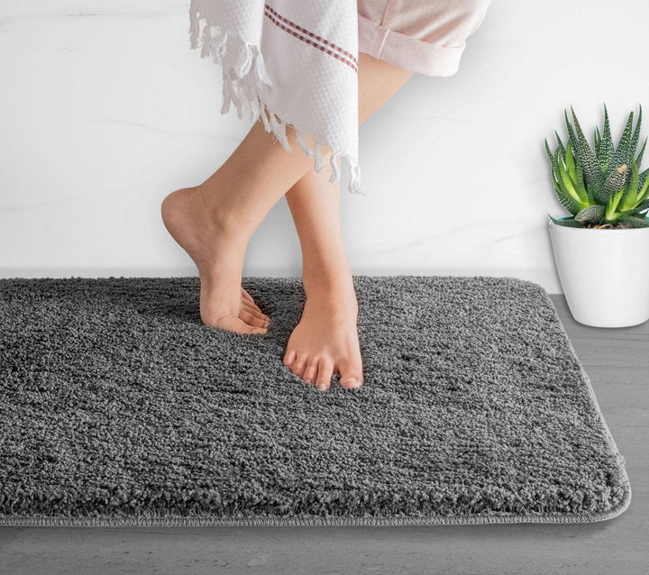Kalsten | Luxura UltraSoft Bath Mat | Super-absorbent microfiber bathroom rug with anti-slip backing