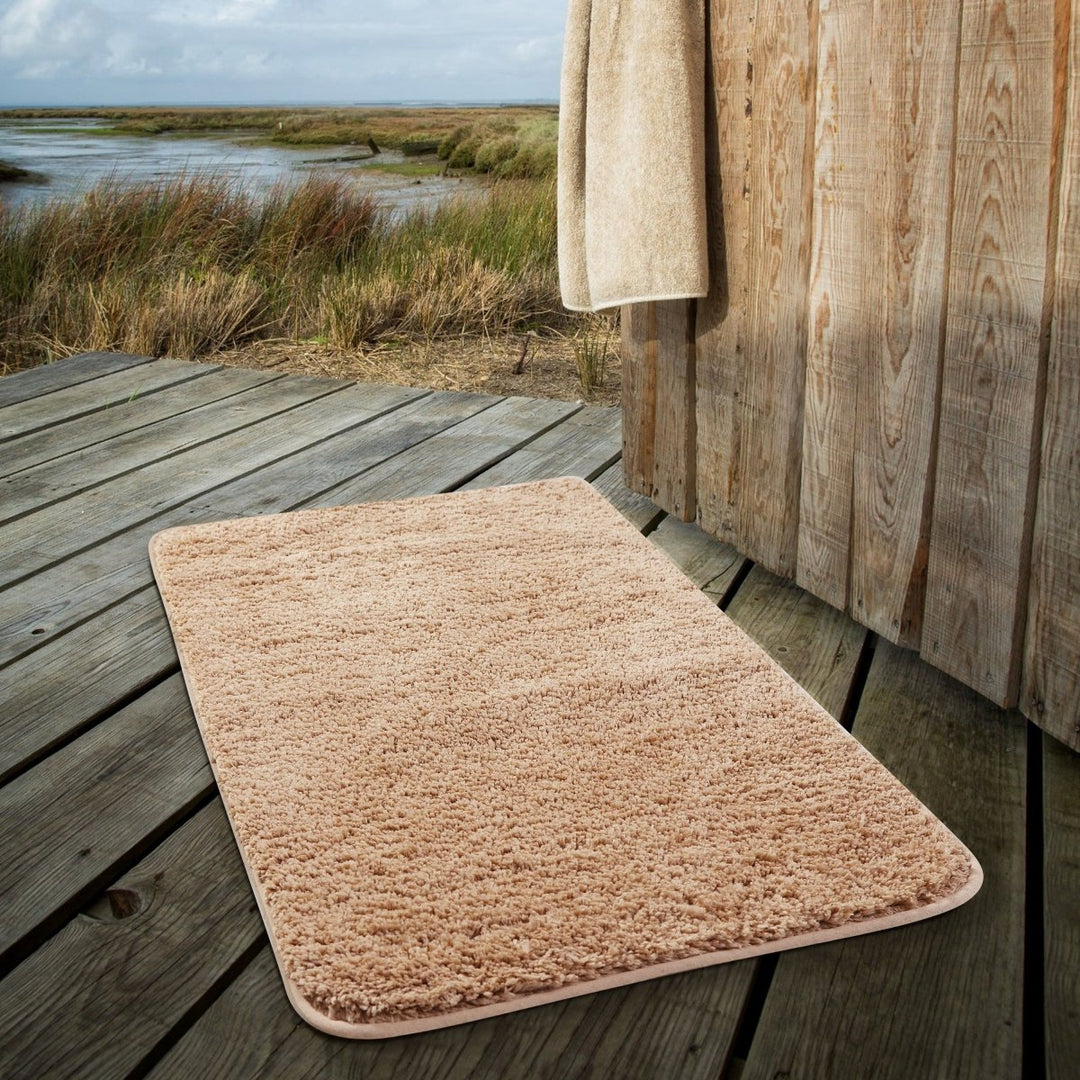 Kalsten | Luxura UltraSoft Bath Mat | Super-absorbent microfiber bathroom rug with anti-slip backing