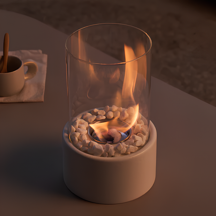 Table Lamp Glass Oil Flame Burner | Noxord