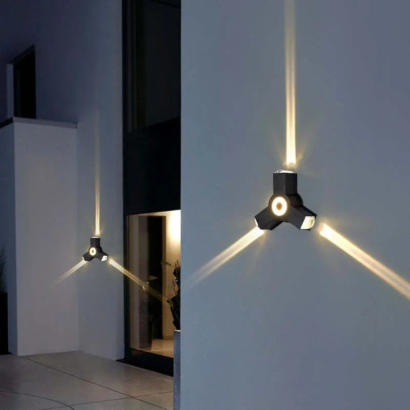 Modern Acrylic Outdoor LED Wall Lamp Noxord