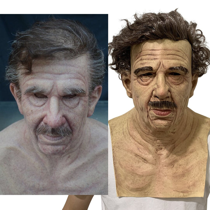 Creepy Old Man Mask – Realistic Latex Halloween Mask for Adults | Kalsten