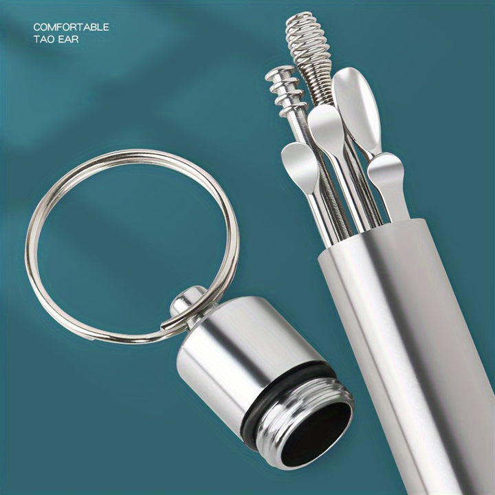 Ear cleaner set made of stainless steel | Kalsten