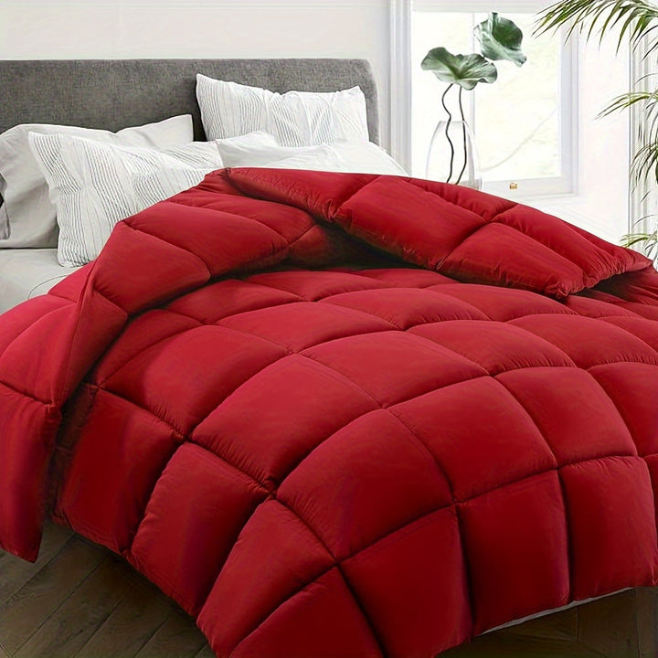 Luxury Seasonal Duvet with Reversible Design and Microfiber Filling Noxord