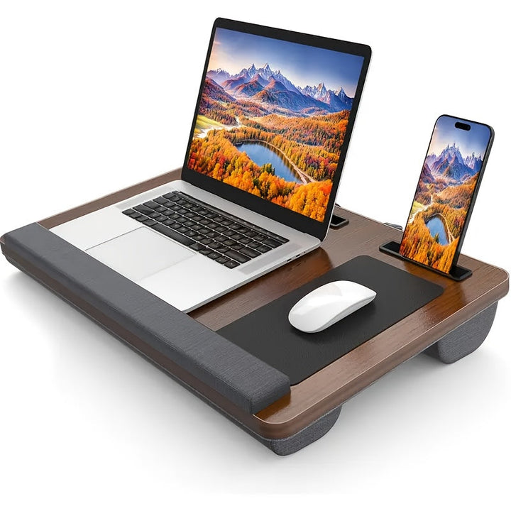 Ergonomic Laptop Holder with Wrist Support and Device Slots | Kalsten