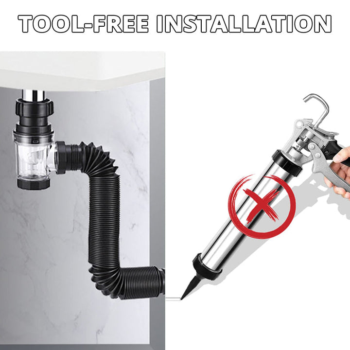 Flexible siphon drainage pipe | Kalsten