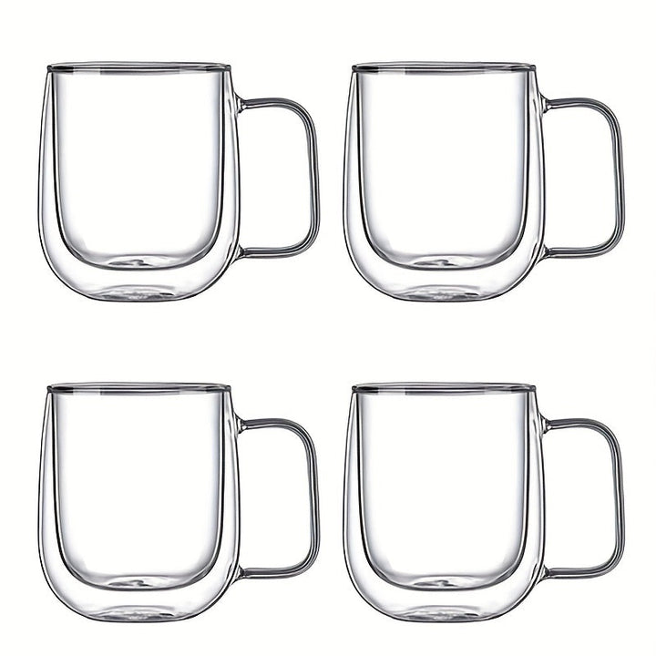 Kalsten | ThermoSip Double-walled Glass Mug – Borosilicate Glass, Heat Resistant & Elegant