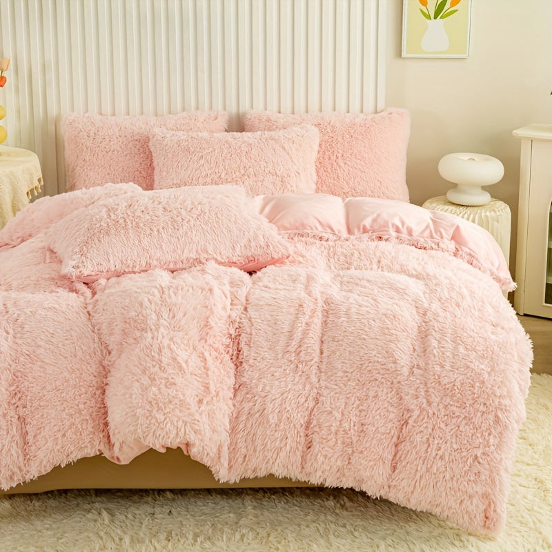 Ultra Soft Plush Duvet Cover Set with Zipper - Luxury & Comfort Kalsten