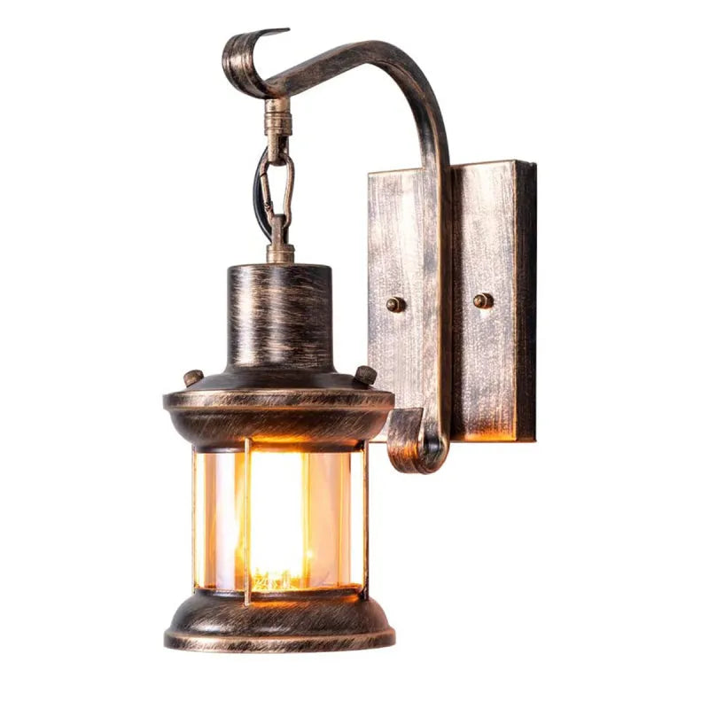 Vintage Glass Shade Wall Lamp Noxord