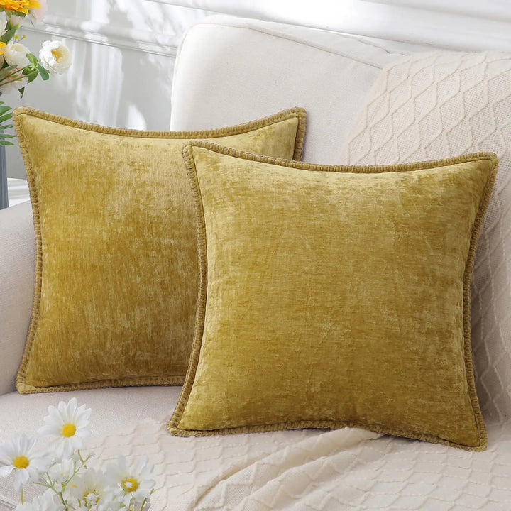 Kalsten | Soft Chenille Velvet Throw Pillow Cover