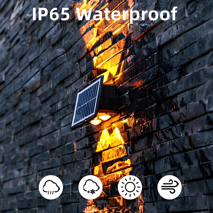 Solar LED Outdoor Wall Light – Warm White Noxord