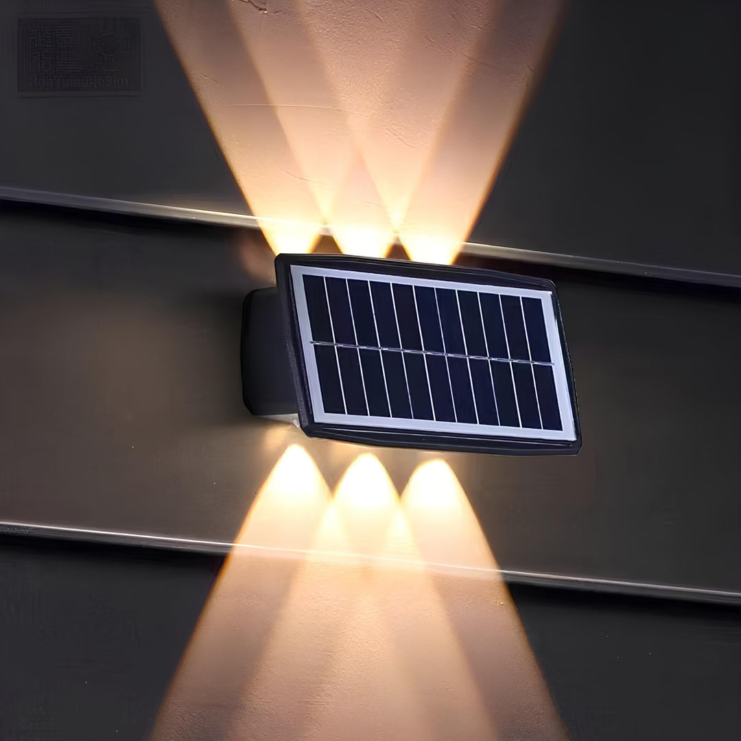 Solar LED Outdoor Wall Light – Warm White Noxord