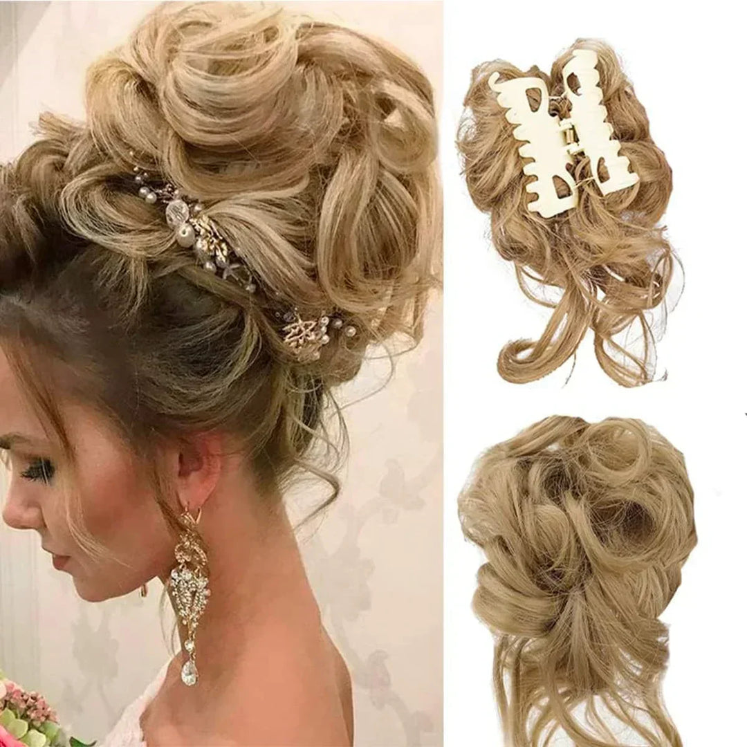 Kalsten | Curly Hair Bun – Clip-in Hair Piece with Volume and Natural Look
