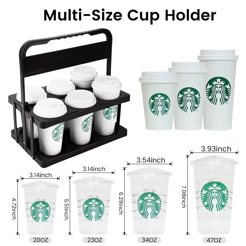 Kalsten | Foldable Drink Holder – Portable holder for six drinks with reinforced support