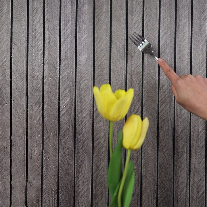 WoodLook Self-Adhesive 3D PVC Wall Panels