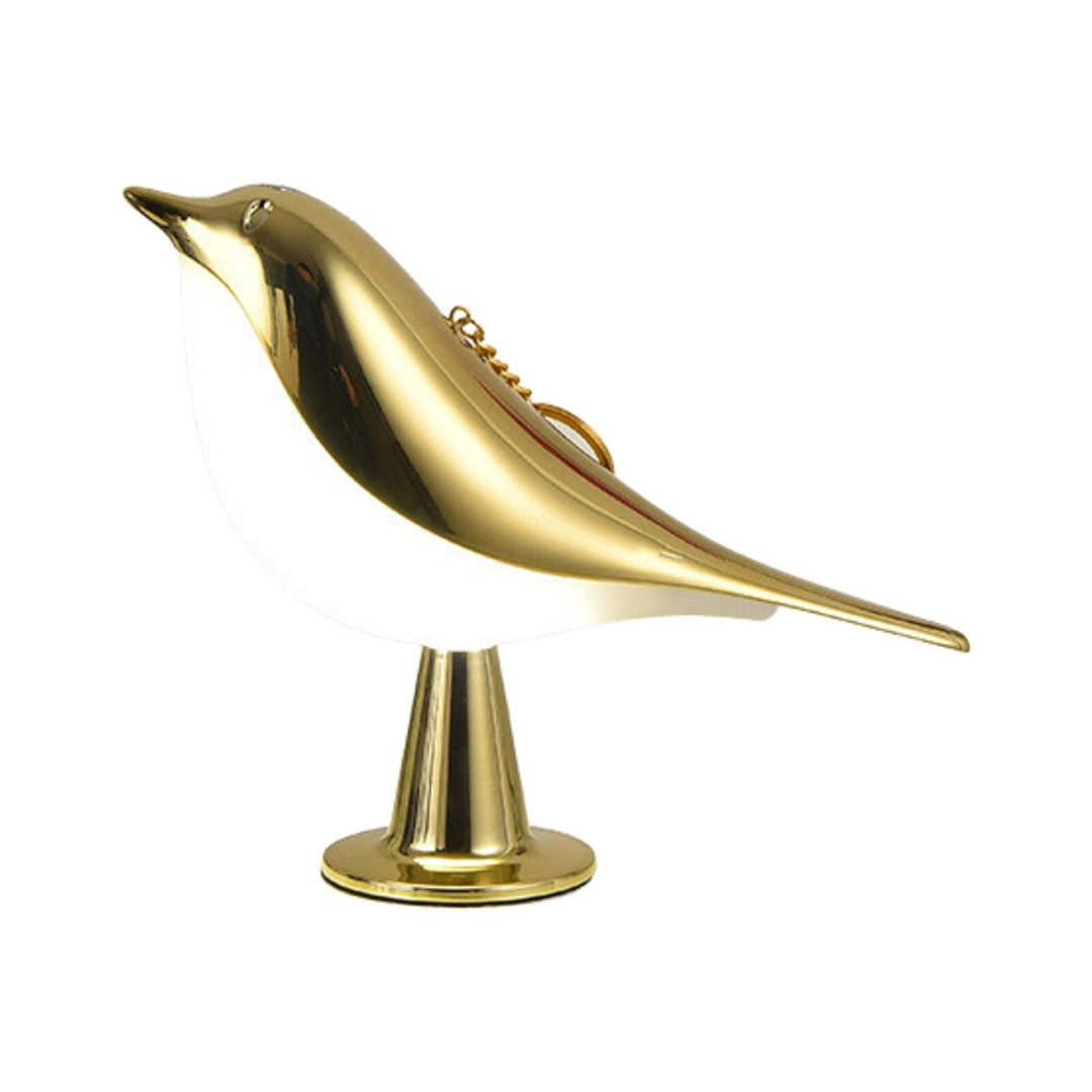 Bird Design Wooden Style Table Lamp Noxord