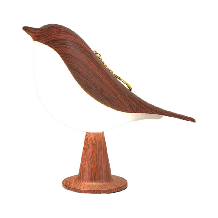 Bird Design Wooden Style Table Lamp Noxord