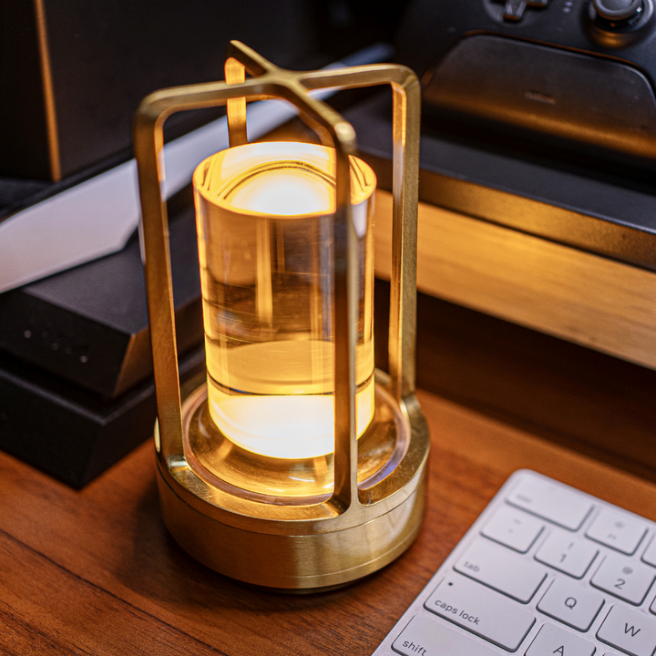 Crystal Glass Ambient Table Lamp Noxord
