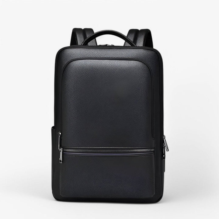 Kalsten | EXECUTREK – Elegant Leather Laptop Backpack with USB Port