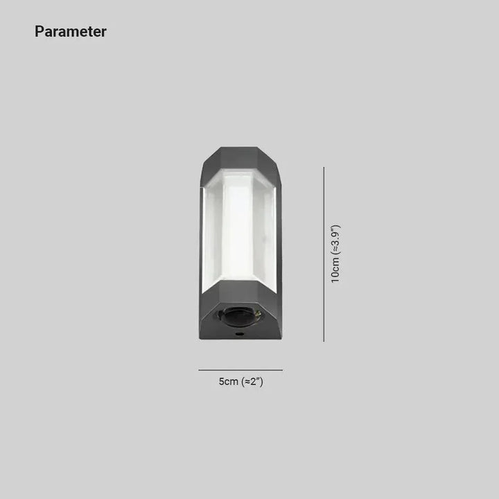 Waterproof Metal Outdoor LED Wall Light Noxord