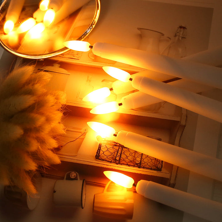 Crystal Effect LED Candle Table Lamp Noxord