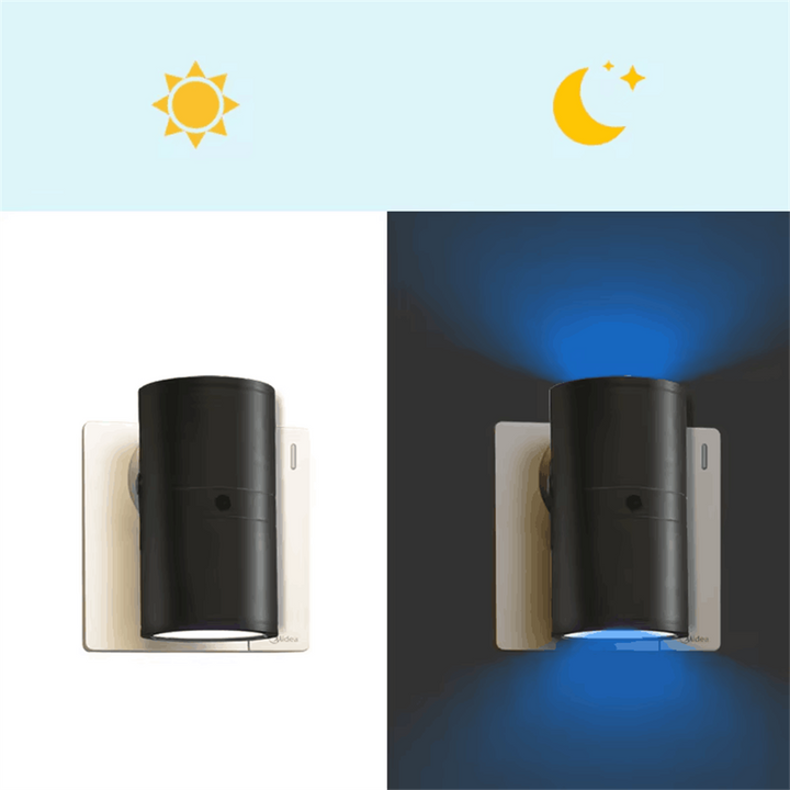 Plug-In Motion Sensor Wall Lamp Noxord