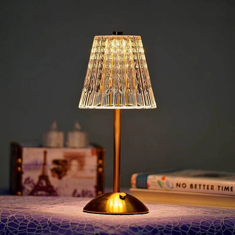 Wireless Crystal LED Table Lamp Noxord