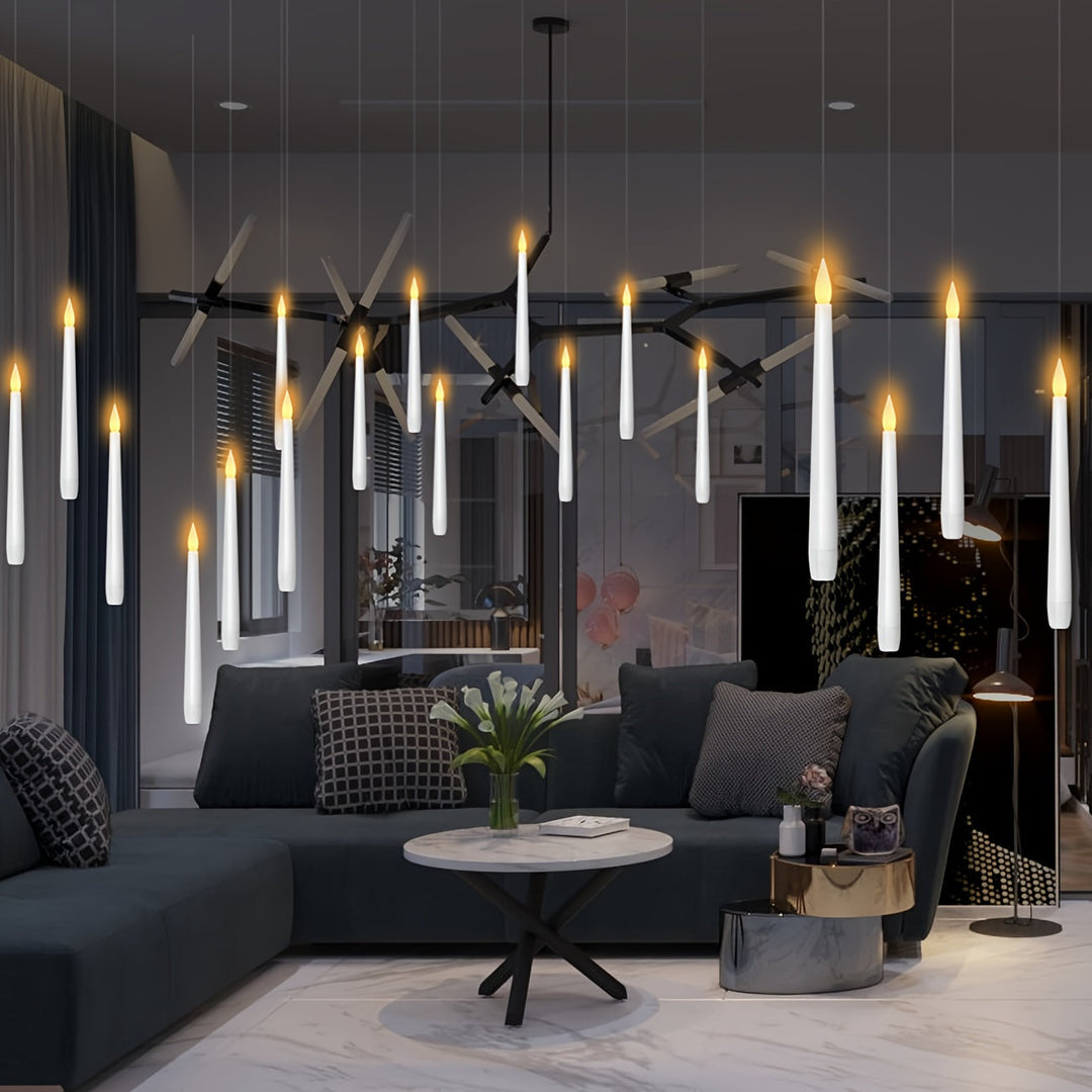 Hanging Flameless LED Lanterns – Set Noxord