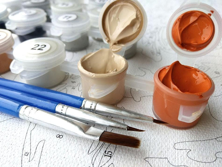 European Flowers - Van-Go Paint-By-Number Kit | Kalsten