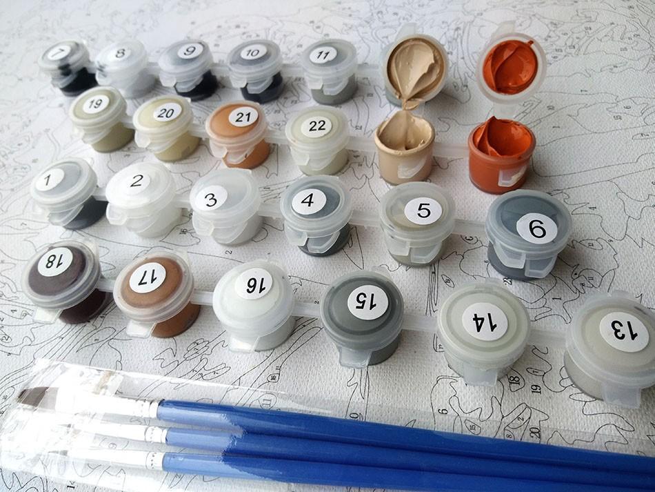 European Flowers - Van-Go Paint-By-Number Kit | Kalsten