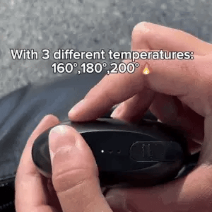 Cordless electric smoothing brush with 3 heat levels | Kalsten