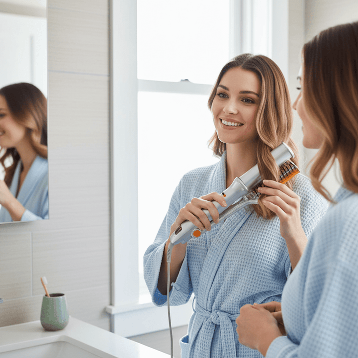 Kalsten | 2-in-1 Rotating Hair Brush for Styling and Smoothing