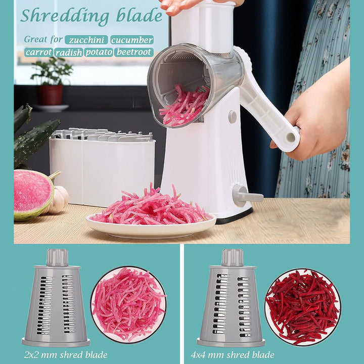 5 in 1 Rotary Cheese Grater | Kalsten