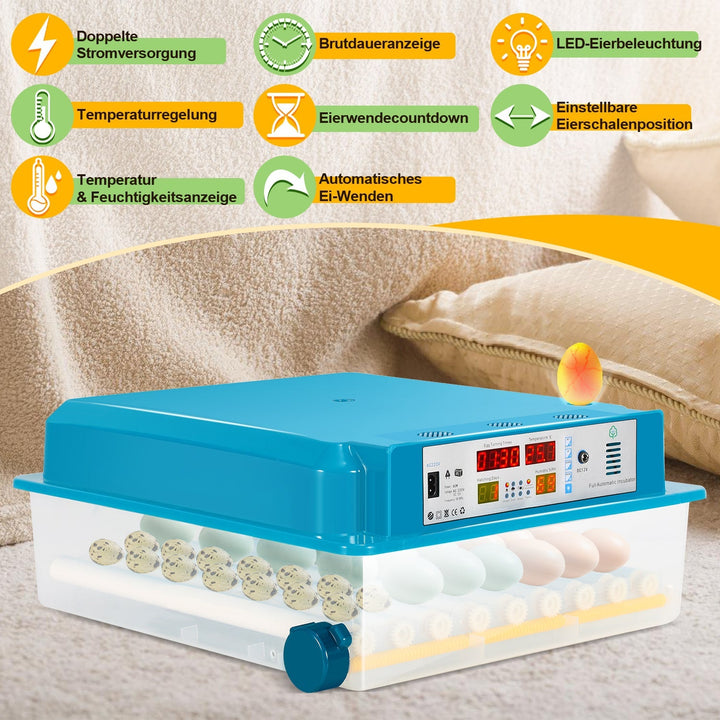 Brutautomat Fully Automatic Incubator for Chickens 64 Eggs | Kalsten