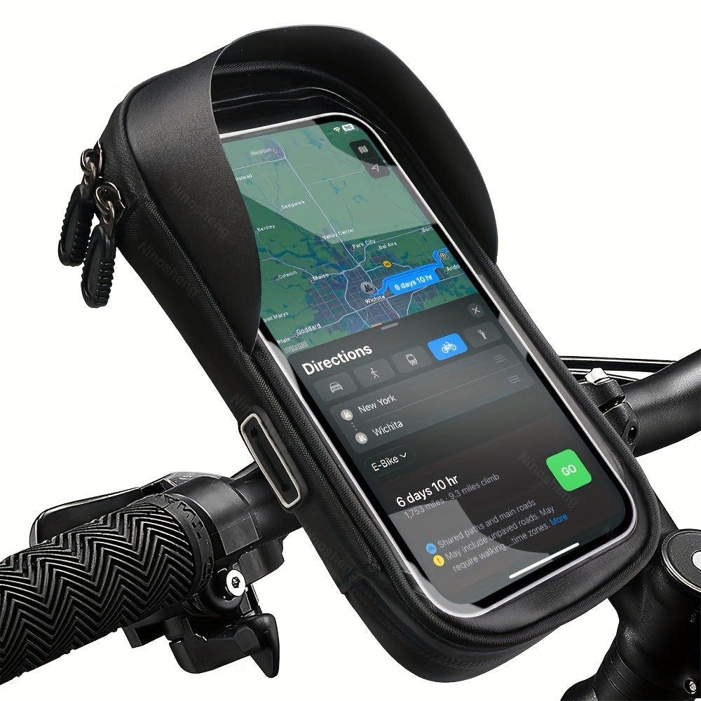 Kalsten | Waterproof Phone Holder for Bike and Motorcycle – 360° Rotatable and Suitable for 4.5–6.4 inch