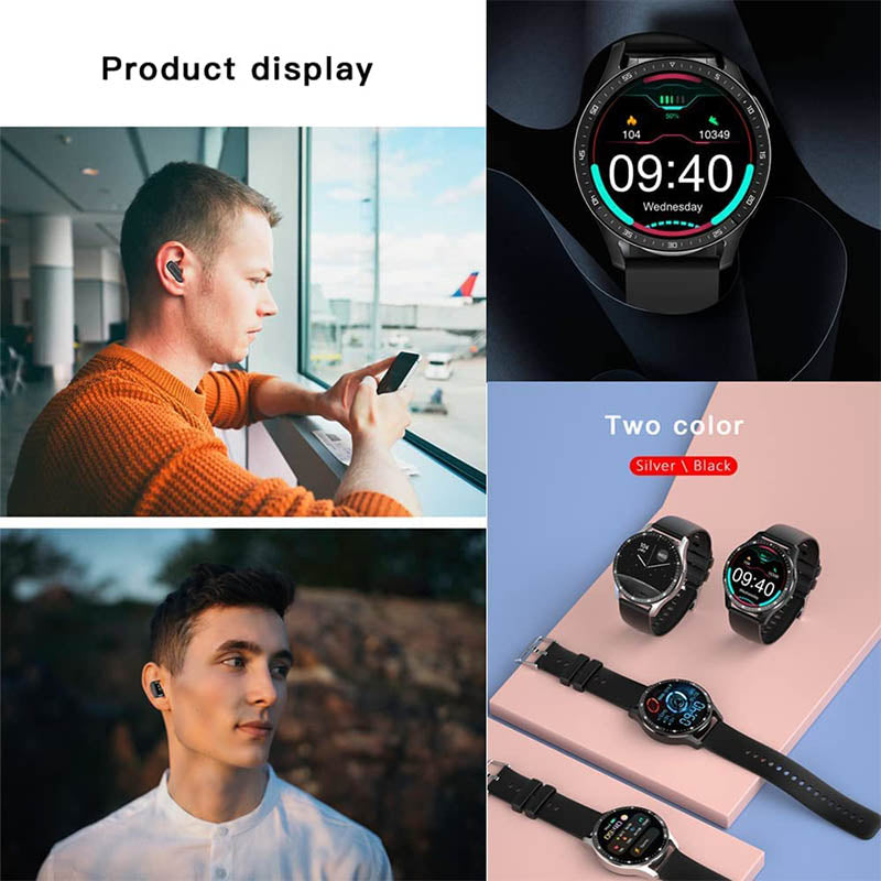 2-in-1 Smartwatch with Bluetooth Headphones | Kalsten