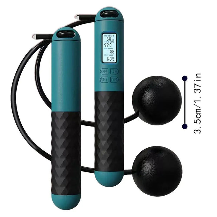 Wireless Jump Rope with Counter – Weighted Handles for Home Cardio Workouts | Kalsten