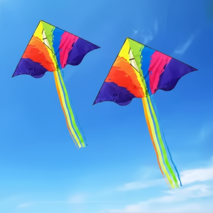 Kalsten | Colorful Long Tail Outdoor Rainbow Kite