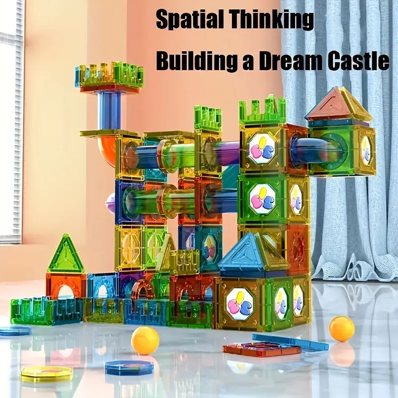 Magnetic Building Blocks Set - Create Endless Adventures with 69 Pieces Kalsten