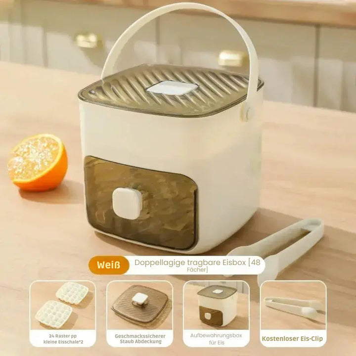FreezeNinja — Perfect ice cubes at the push of a button for stress-free refreshment and impeccable freshness! | Kalsten