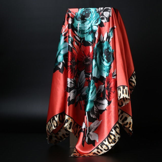 Kalsten | Large square scarf Simulation silk scarf All-match scarf Scarf