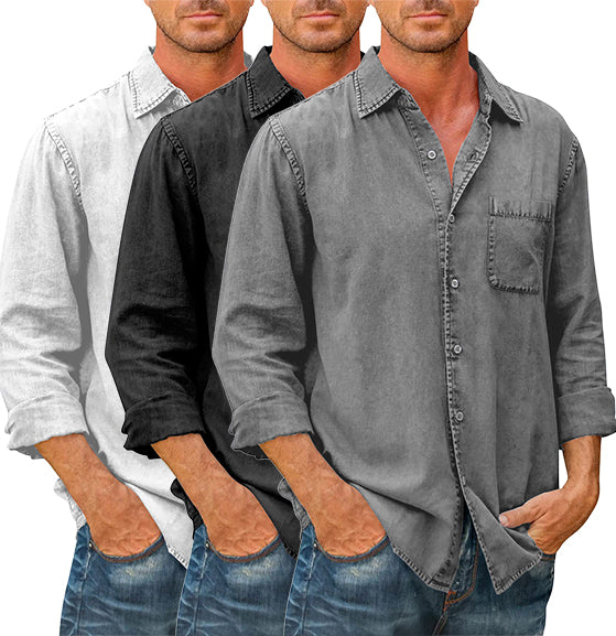Kalsten | Long sleeve button shirt for men