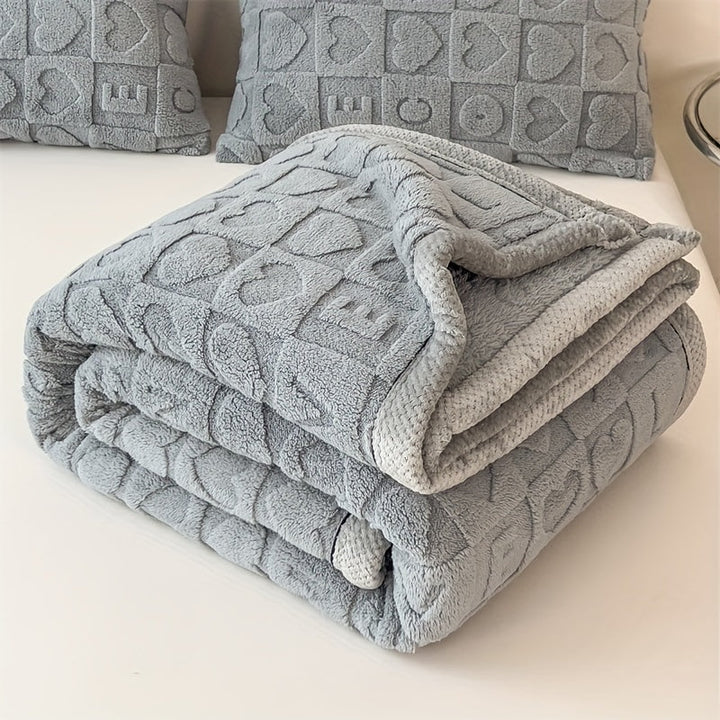 Stylish Coral Fleece Blanket for Ultimate Comfort Noxord