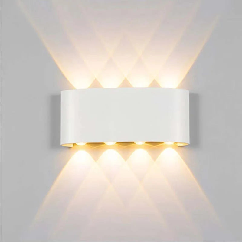 Modern White Waterproof LED Wall Lamp
