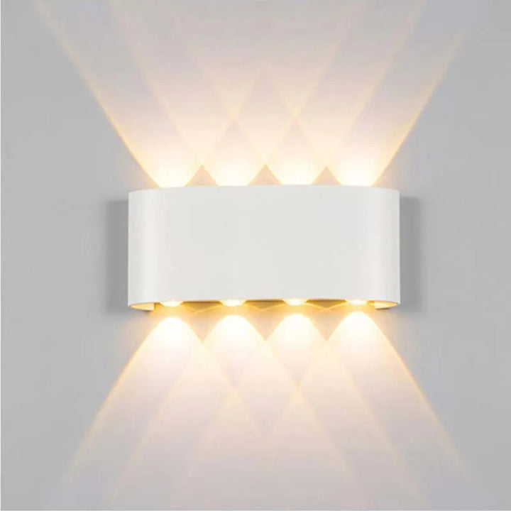 Modern White Waterproof LED Wall Lamp