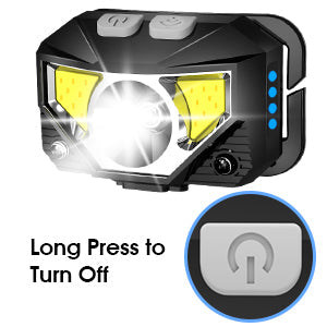 Kalsten | 2-Pack Ultra-Bright Led Rechargeable Headlamp Flashlight Waterproof And Motion Sensor